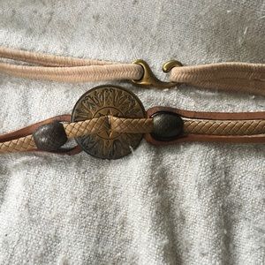 Vintage Leather Rope Belt